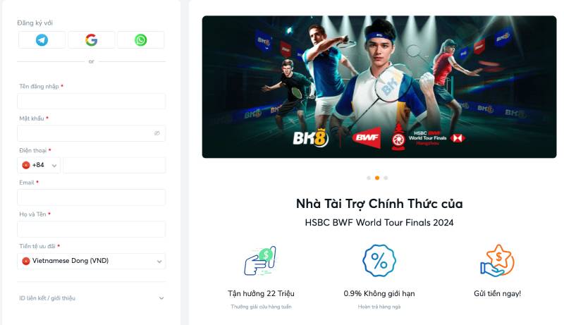 BK8 - BK 8 link đăng nhập nhà cái thể thao bk8 uy tín tặng 88k 12 Đăng Ký Tài Khoản BK8 – Tham Gia Chỉ Trong Vài Phút