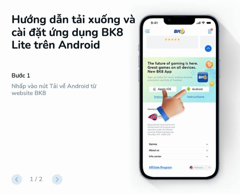 Hướng Dẫn Tải App BK8 Trên iOS, APK Vài Bước 7 Dùng mã QR hoặc tải về file APK