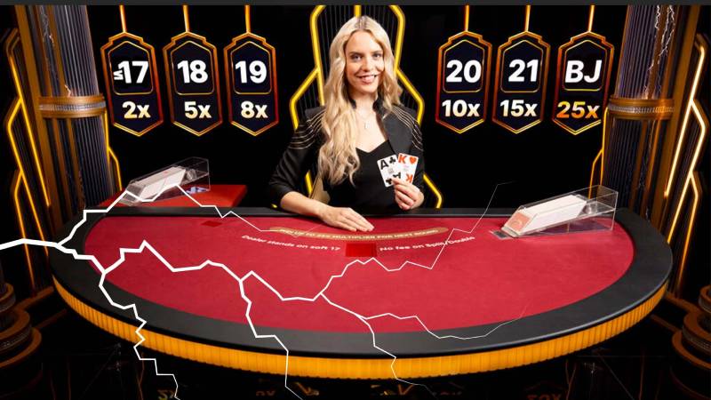 Lightning Blackjack - Hệ Số Thưởng Khủng, Jackpot Lớn 3 Luật Chơi Lightning Blackjack