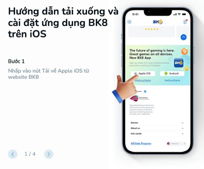 Hướng Dẫn Tải App BK8 Trên iOS, APK Vài Bước 4 Quét mã QR hoặc tải app từ đường dẫn