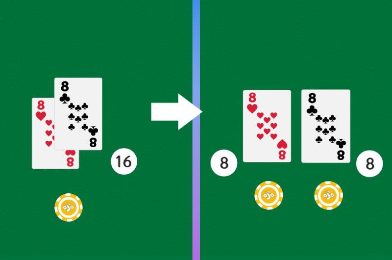 Lightning Blackjack - Hệ Số Thưởng Khủng, Jackpot Lớn 8 Tách Bài Thông Minh (Split Cards)