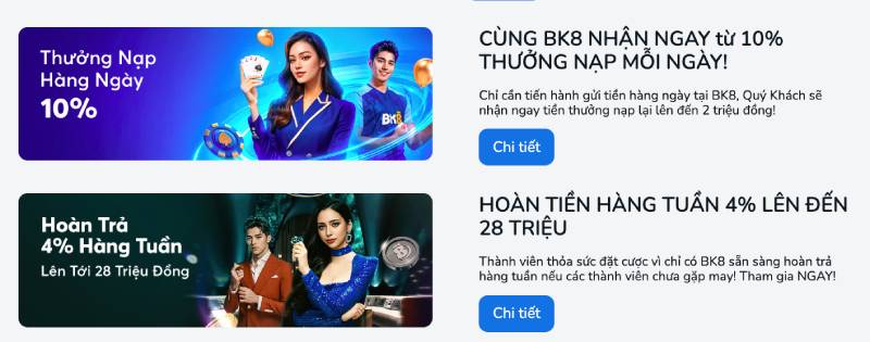 Khuyến Mãi BK8 – Cơ Hội Vàng Tối Ưu Money Cho Người Chơi 3 Ưu Đãi Hàng Ngày – Đừng Bỏ Lỡ Dòng Chảy Khuyến Mãi