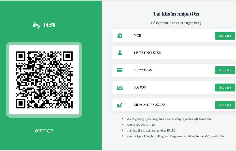 Hướng Dẫn Chi Tiết Nạp Tiền BK8 Với Nhiều Phương Thức 5 quet qr thanh toan bk8